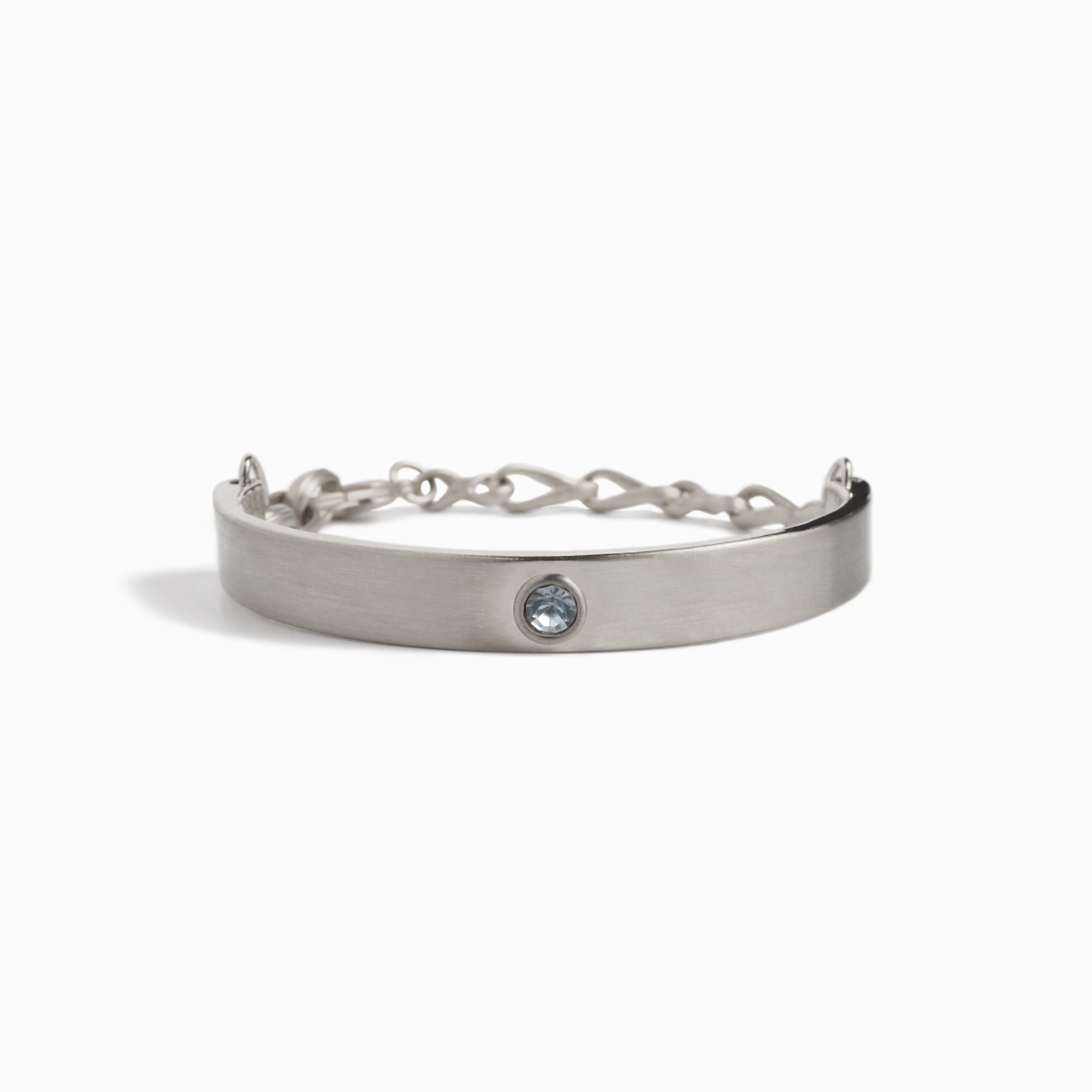 Chain Mix Bangle（Silver） | BLANK SPACE
