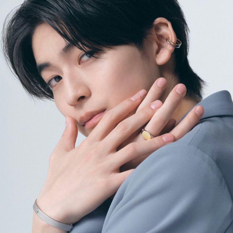 Bicolor College Ring【＃Casual】（Silver）