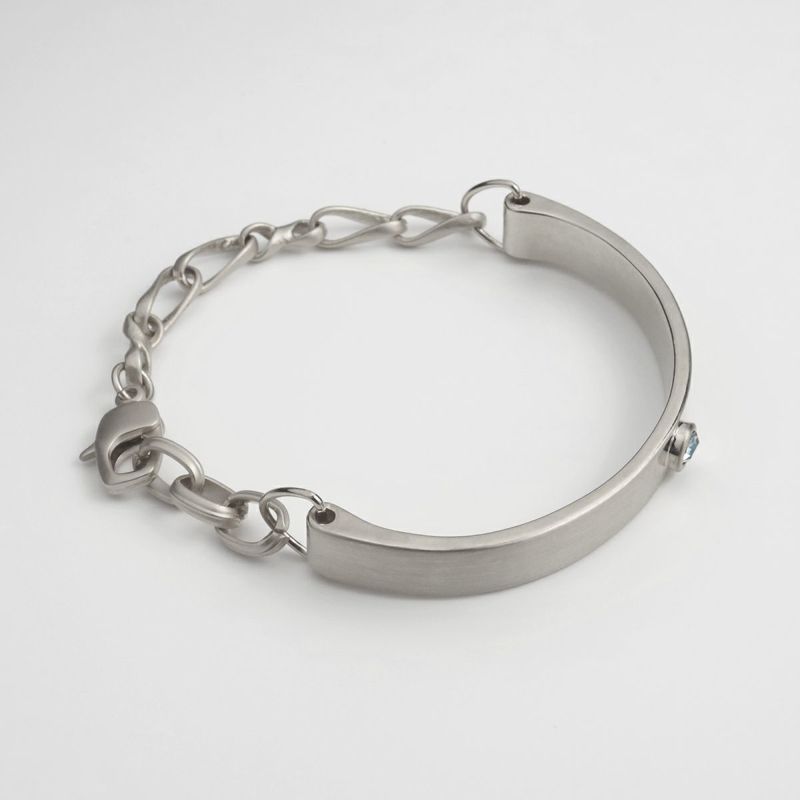 Chain Mix Bangle（Silver）