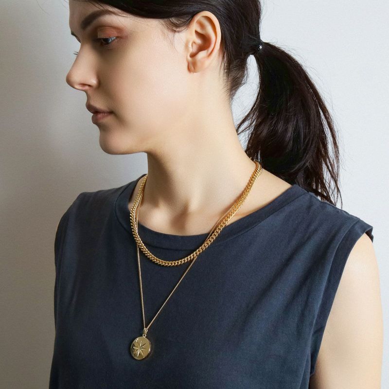 Etoile Coin Necklace【＃Casual】（Gold）