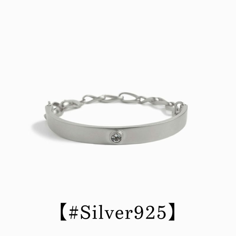 Chain Mix Bangle 【＃Silver925】（Silver） | BLANK SPACE