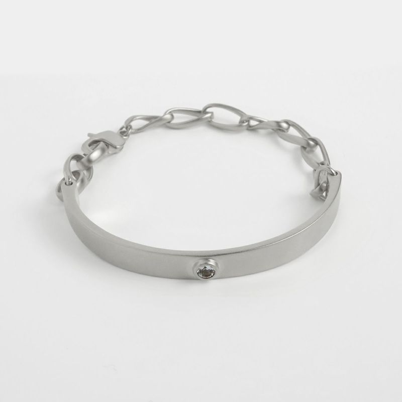 Chain Mix Bangle 【＃Silver925】（Silver） | BLANK SPACE