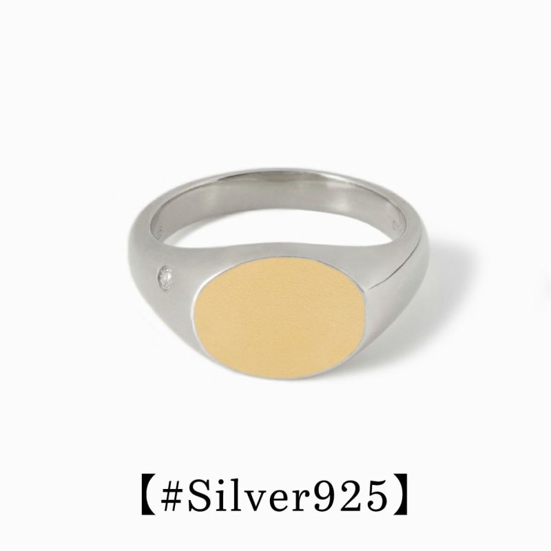 Bicolor College Ring【＃Silver925】（Silver） | BLANK SPACE