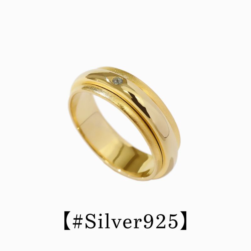 Own Light Mix Ring【#Silver925】（Gold) | BLANK SPACE