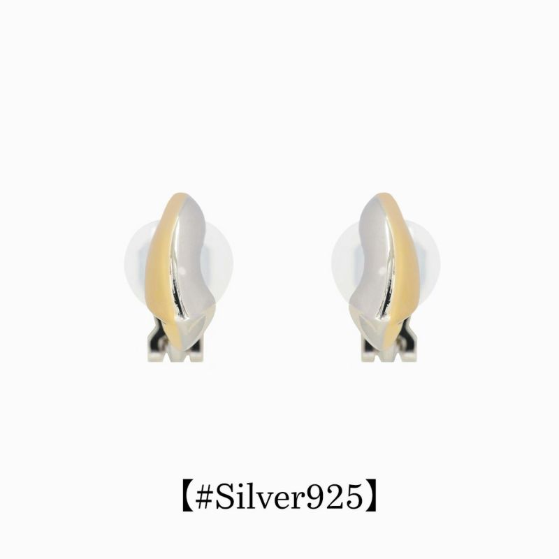 Curving Shape Earrings【#Casual】（Mixed-color） | BLANK SPACE