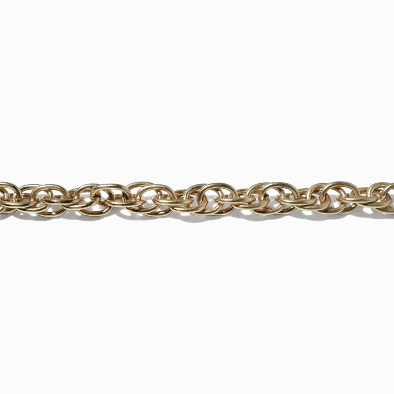 Matte Chain Necklace【#Silver925】（Gold)